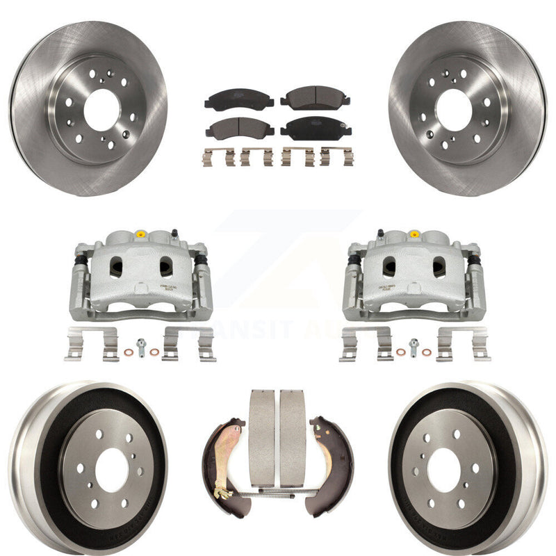 Transit Auto KC8-100861T Disc Brake Kit for 2005-2007 Chevrolet Silverado 1500 Classic, GMC Sierra 1500 Classic, Chevrolet Silverado 1500 & more - Front and Rear product image