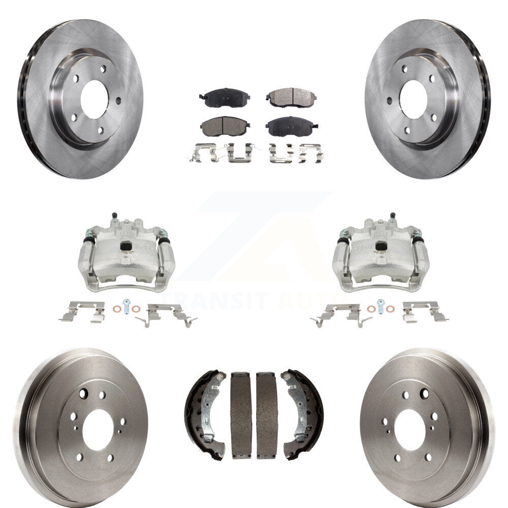 Transit Auto KC8-100862P Disc Brake Kit for 2013-2019 Nissan Sentra - Front and Rear product image