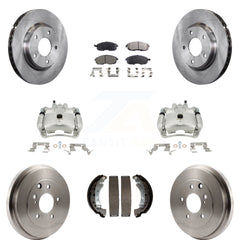 Transit Auto KC8-100862P Disc Brake Kit for 2013-2019 Nissan Sentra - Front and Rear product image