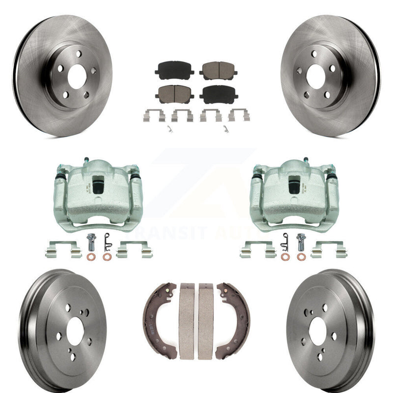 Transit Auto KC8-100863C Disc Brake Kit for 2003-2008 Toyota Corolla - Front and Rear product image