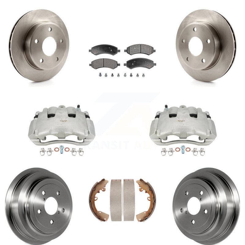 Transit Auto KC8-100863P Disc Brake Kit for 2005-2009 Mitsubishi Raider, Dodge Dakota - Front and Rear product image