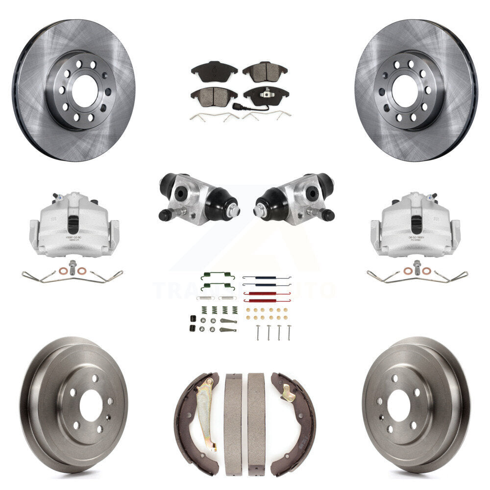 Transit Auto KC8-100863S Disc Brake Kit for 2011-2012 Volkswagen Jetta - Front and Rear product image