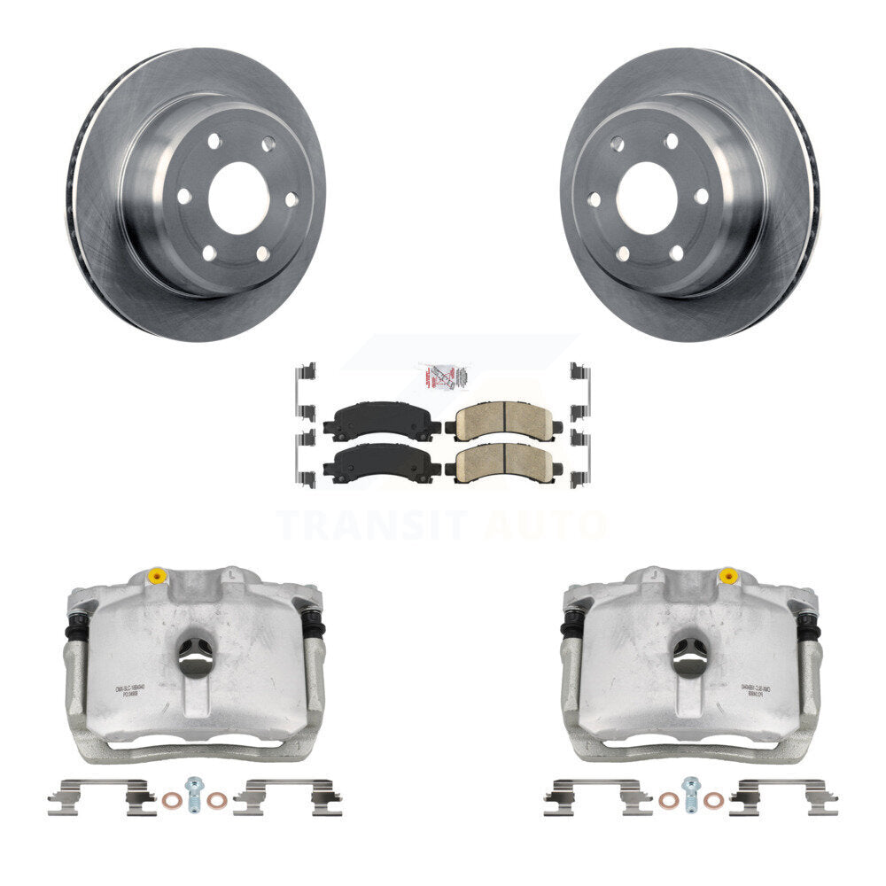 Transit Auto KC8-100864N Disc Brake Kit for 2002-2014 Cadillac Escalade, Chevrolet Avalanche 1500, Chevrolet Express 1500 & more - Rear product image