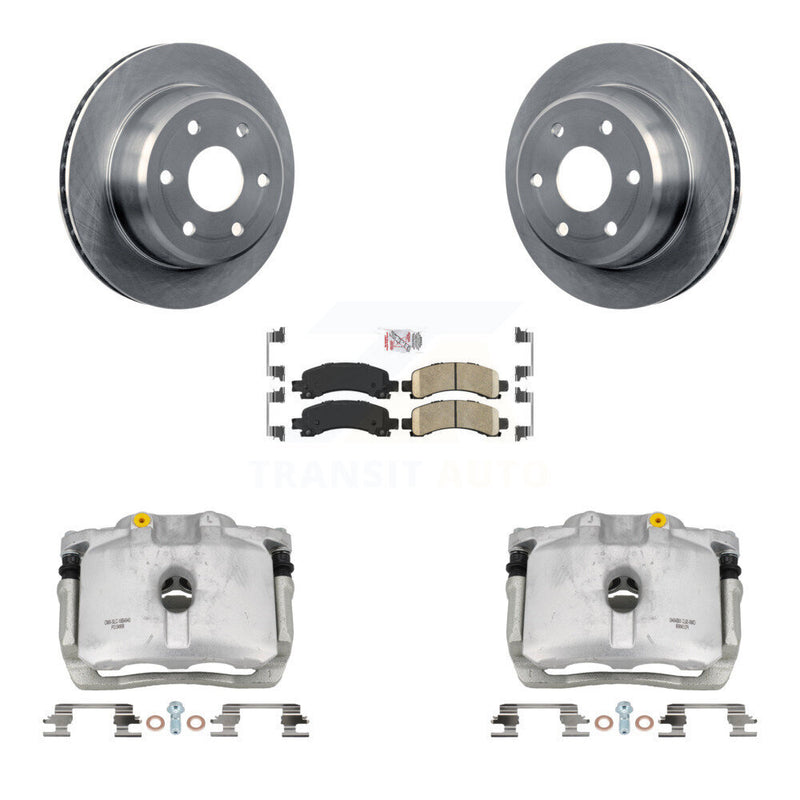 Transit Auto KC8-100864N Disc Brake Kit for 2002-2014 Cadillac Escalade, Chevrolet Avalanche 1500, Chevrolet Express 1500 & more - Rear product image