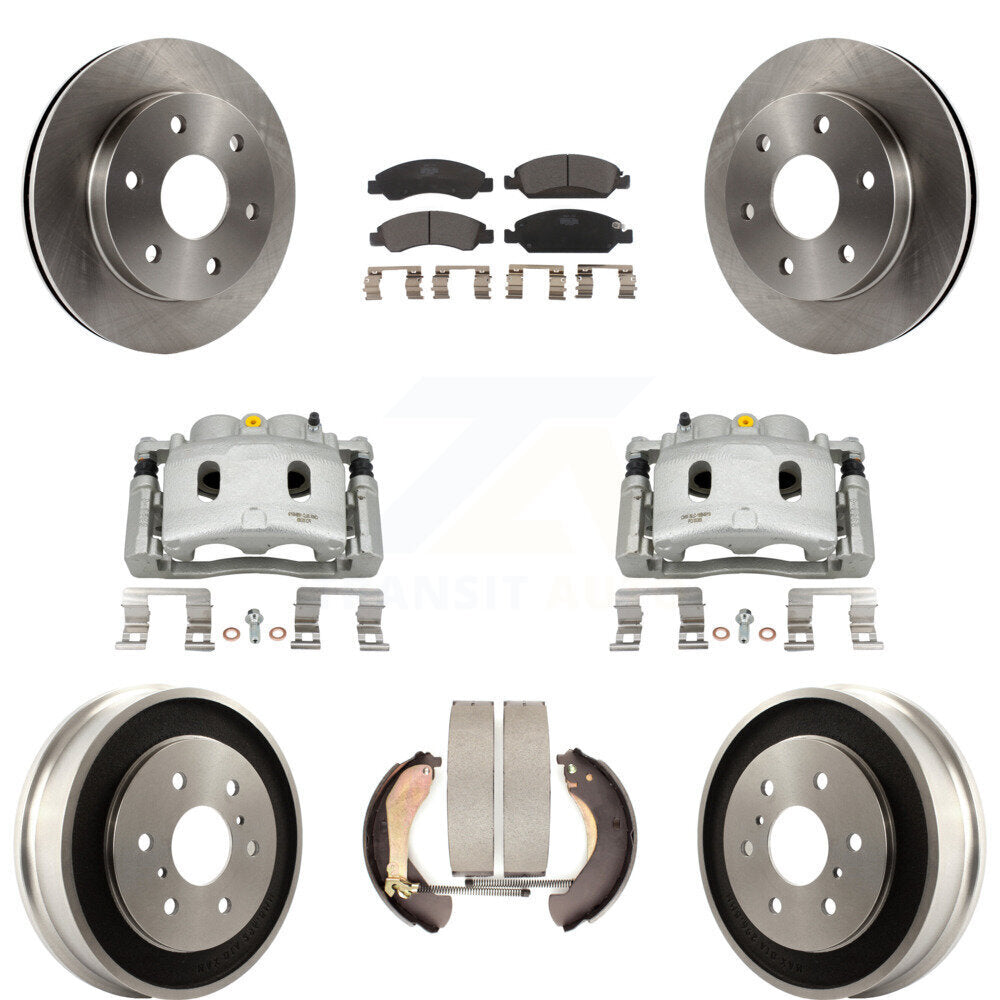 Transit Auto KC8-100864T Disc Brake Kit for 2007 GMC Sierra 1500 - Front and Rear product image