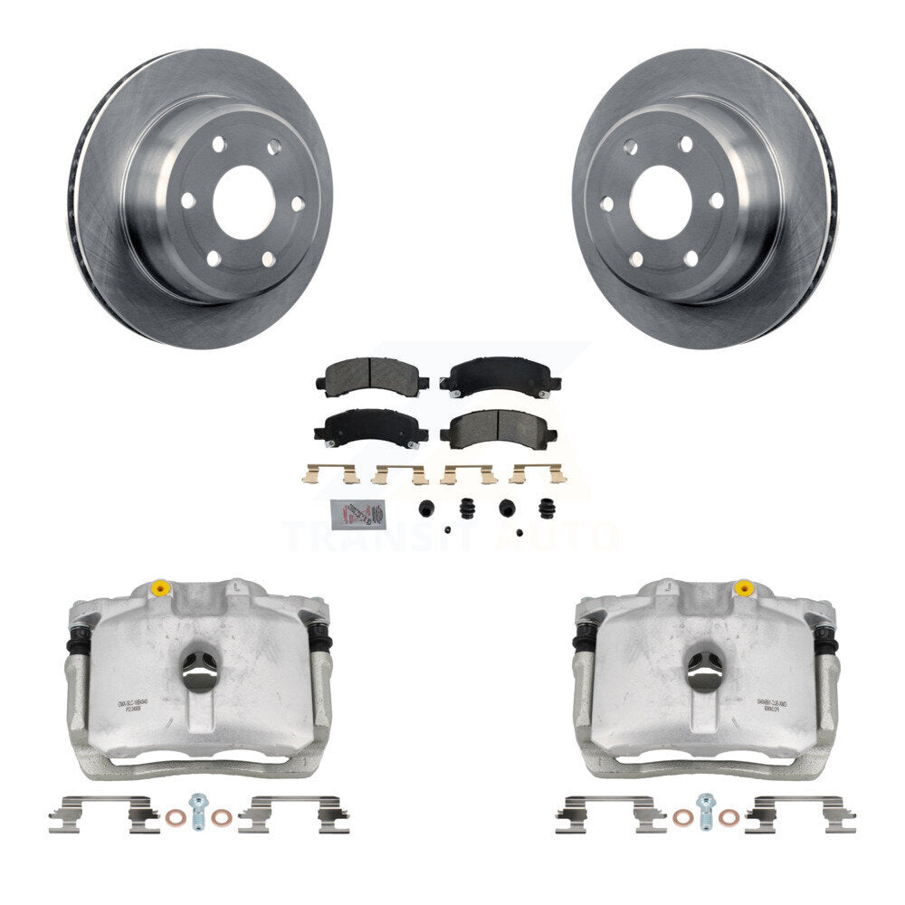 Transit Auto KC8-100865N Disc Brake Kit for 2002-2014 Cadillac Escalade, Chevrolet Avalanche 1500, Chevrolet Express 1500 & more - Rear product image