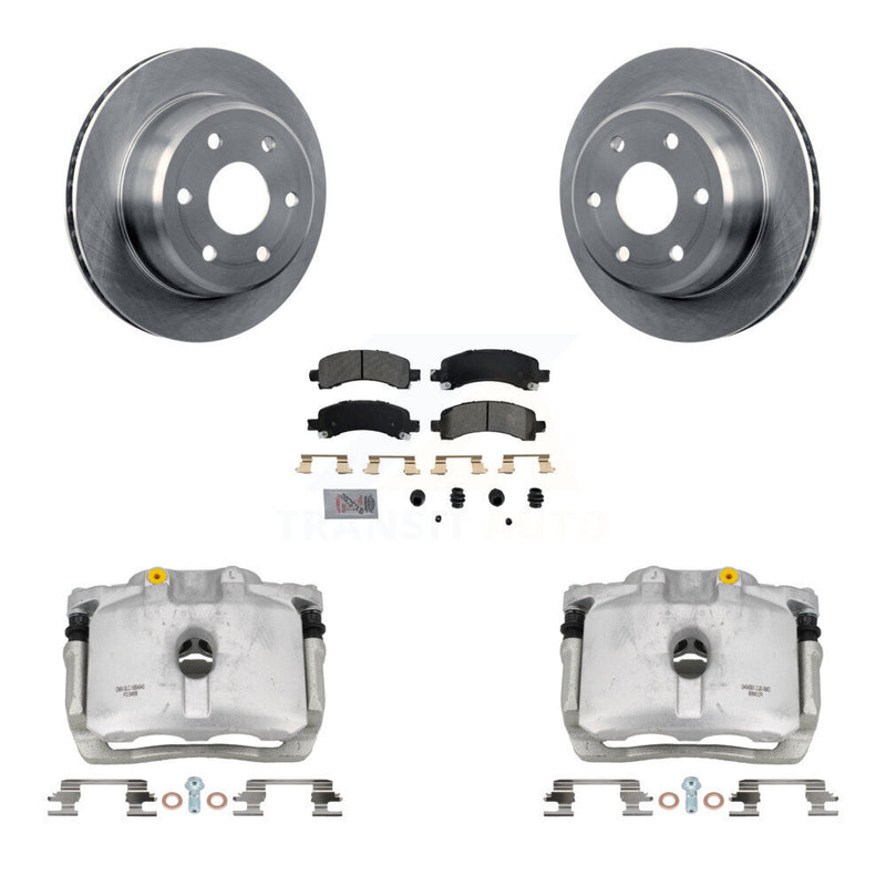 Transit Auto KC8-100865N Disc Brake Kit for 2002-2014 Cadillac Escalade, Chevrolet Avalanche 1500, Chevrolet Express 1500 & more - Rear product image