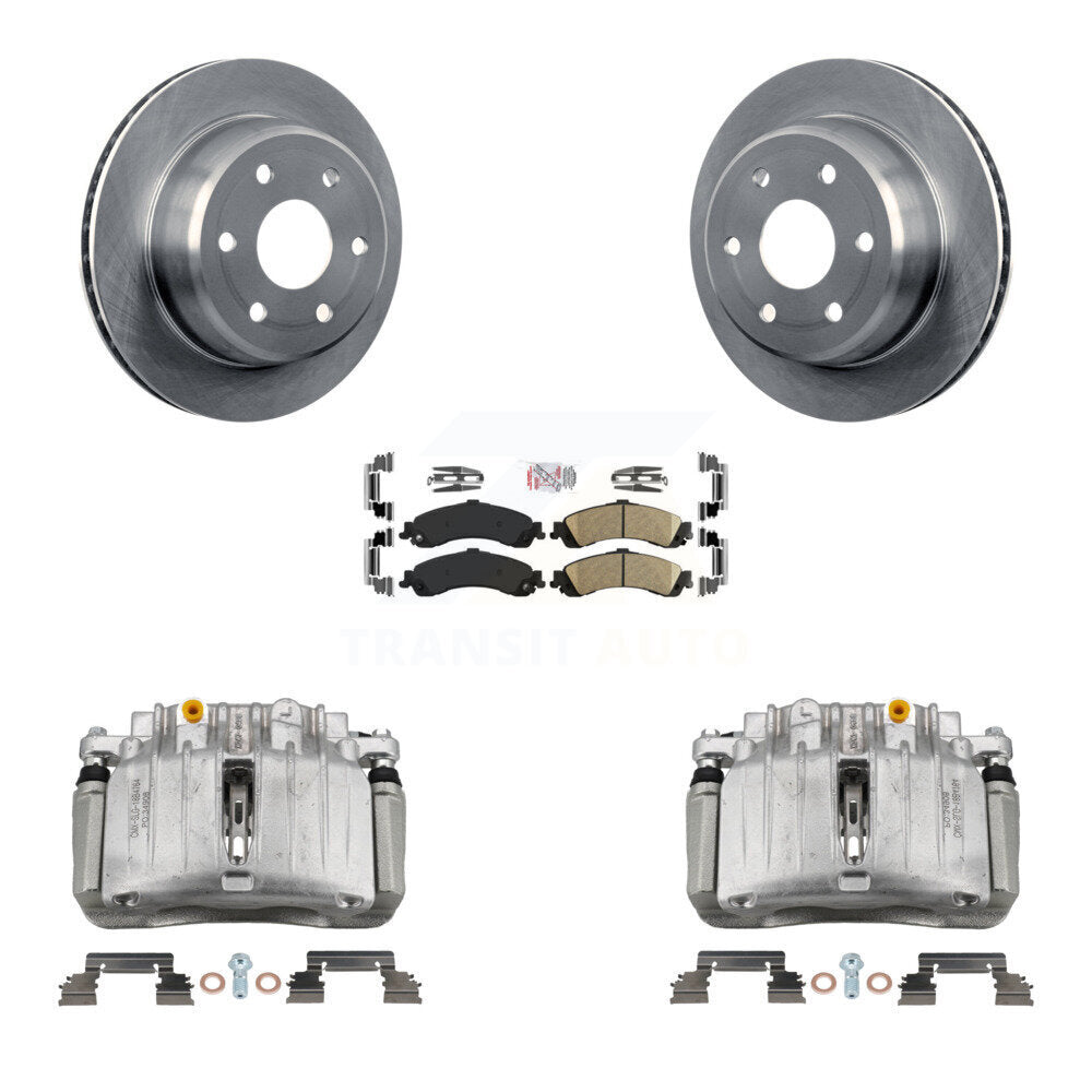 Transit Auto KC8-100866N Disc Brake Kit for 2000-2006 Chevrolet Silverado 1500, Cadillac Escalade, Cadillac Escalade ESV & more - Rear product image
