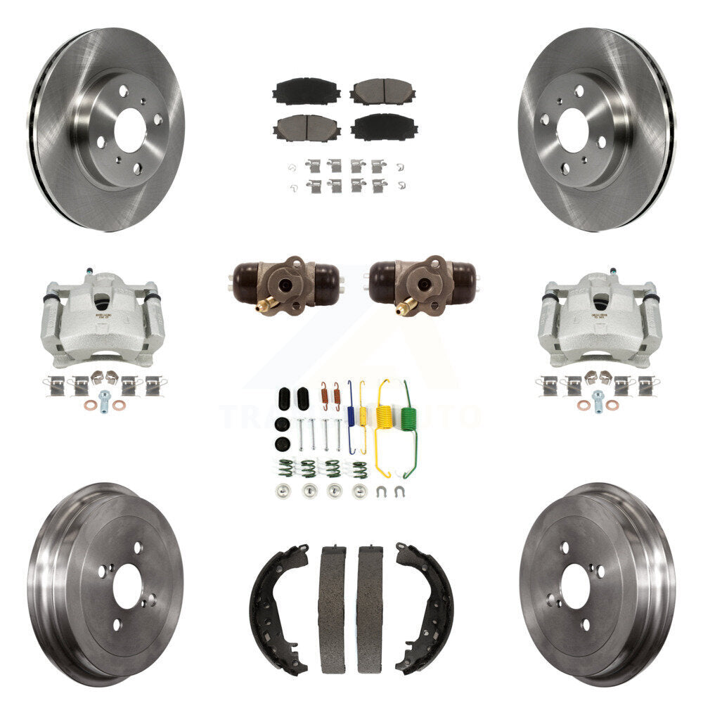Transit Auto KC8-100869C Disc Brake Kit for 2006-2014 Toyota Yaris - Front and Rear product image