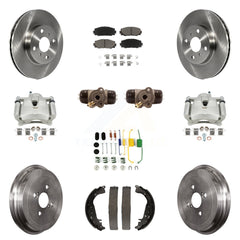 Transit Auto KC8-100869C Disc Brake Kit for 2006-2014 Toyota Yaris - Front and Rear product image