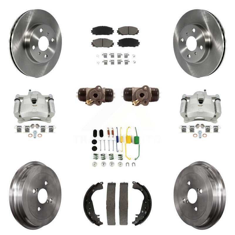 Transit Auto KC8-100869C Disc Brake Kit for 2006-2014 Toyota Yaris - Front and Rear product image