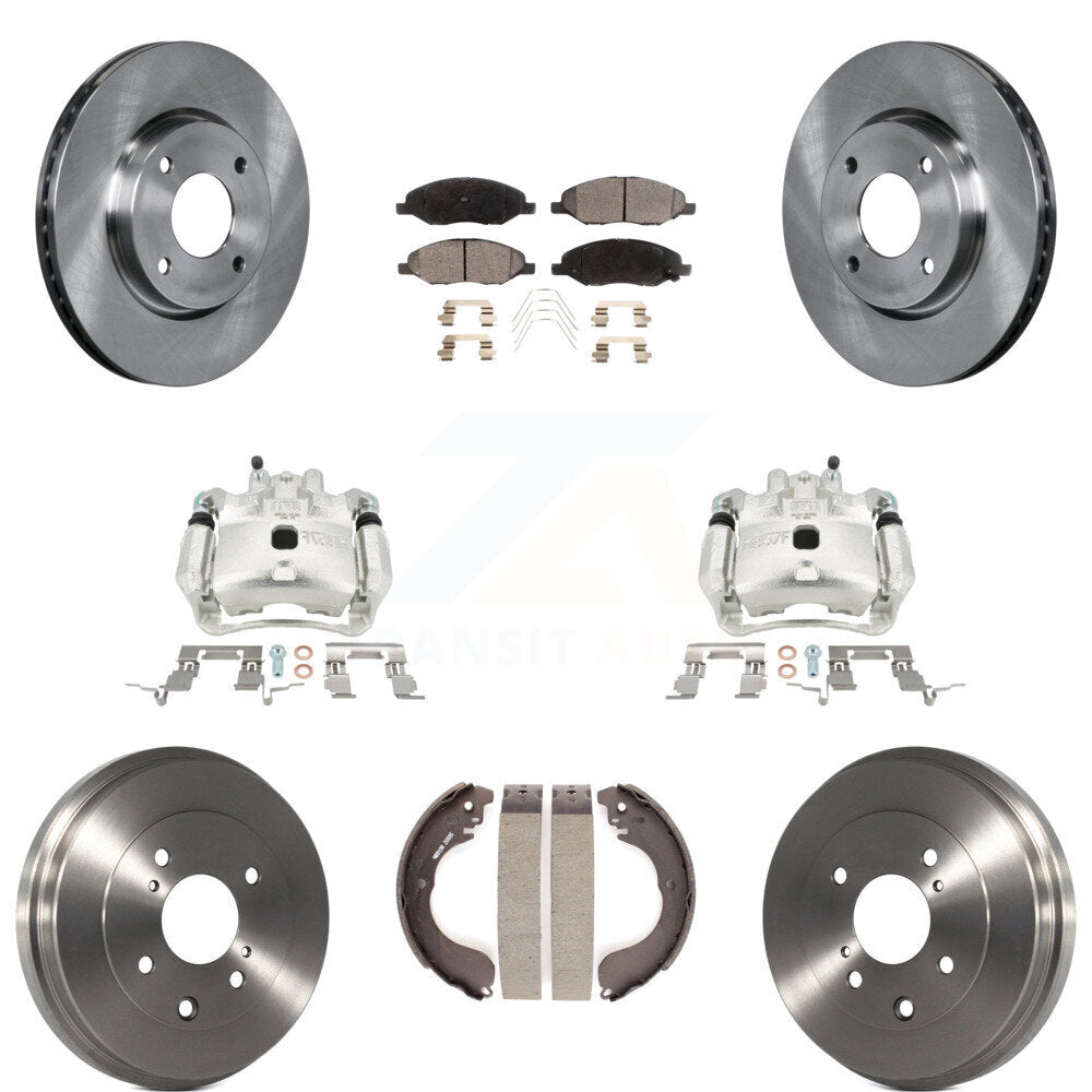 Transit Auto KC8-100869P Disc Brake Kit for 2008 Nissan Versa - Front and Rear product image