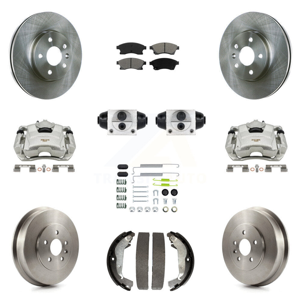 Transit Auto KC8-100869S Disc Brake Kit for 2011-2016 Chevrolet Cruze Limited, Chevrolet Cruze - Front and Rear product image