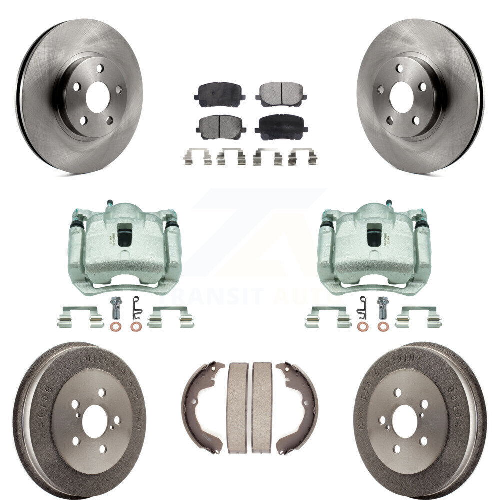 Transit Auto KC8-100869T Disc Brake Kit for 2003-2008 Pontiac Vibe, Toyota Matrix - Front and Rear product image