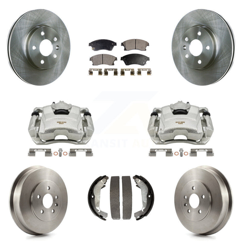 Transit Auto KC8-100871P Disc Brake Kit for 2011-2016 Chevrolet Cruze Limited, Chevrolet Cruze - Front and Rear product image
