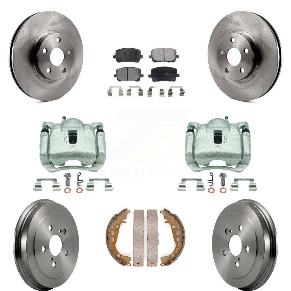 Transit Auto KC8-100871T Disc Brake Kit for 2003-2008 Toyota Corolla - Front and Rear product image