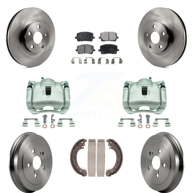Transit Auto KC8-100872T Disc Brake Kit for 2003-2008 Toyota Corolla - Front and Rear product image