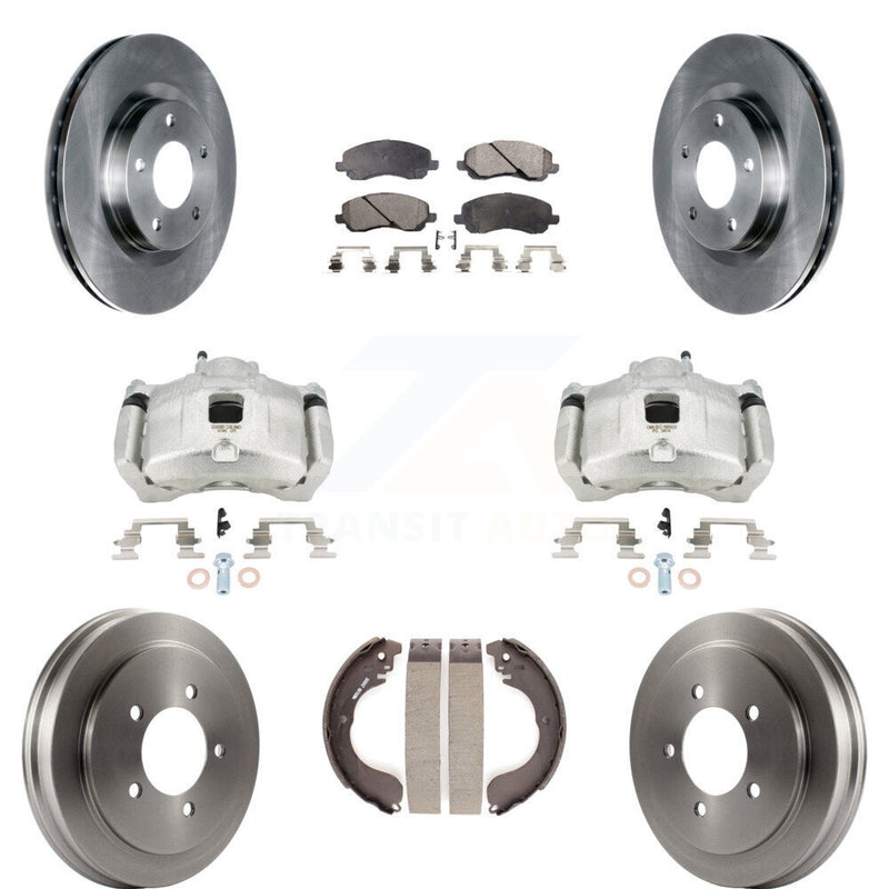 Transit Auto KC8-100873T Disc Brake Kit for 2007-2017 Dodge Caliber, Dodge Avenger, Jeep Compass & more - Front and Rear product image
