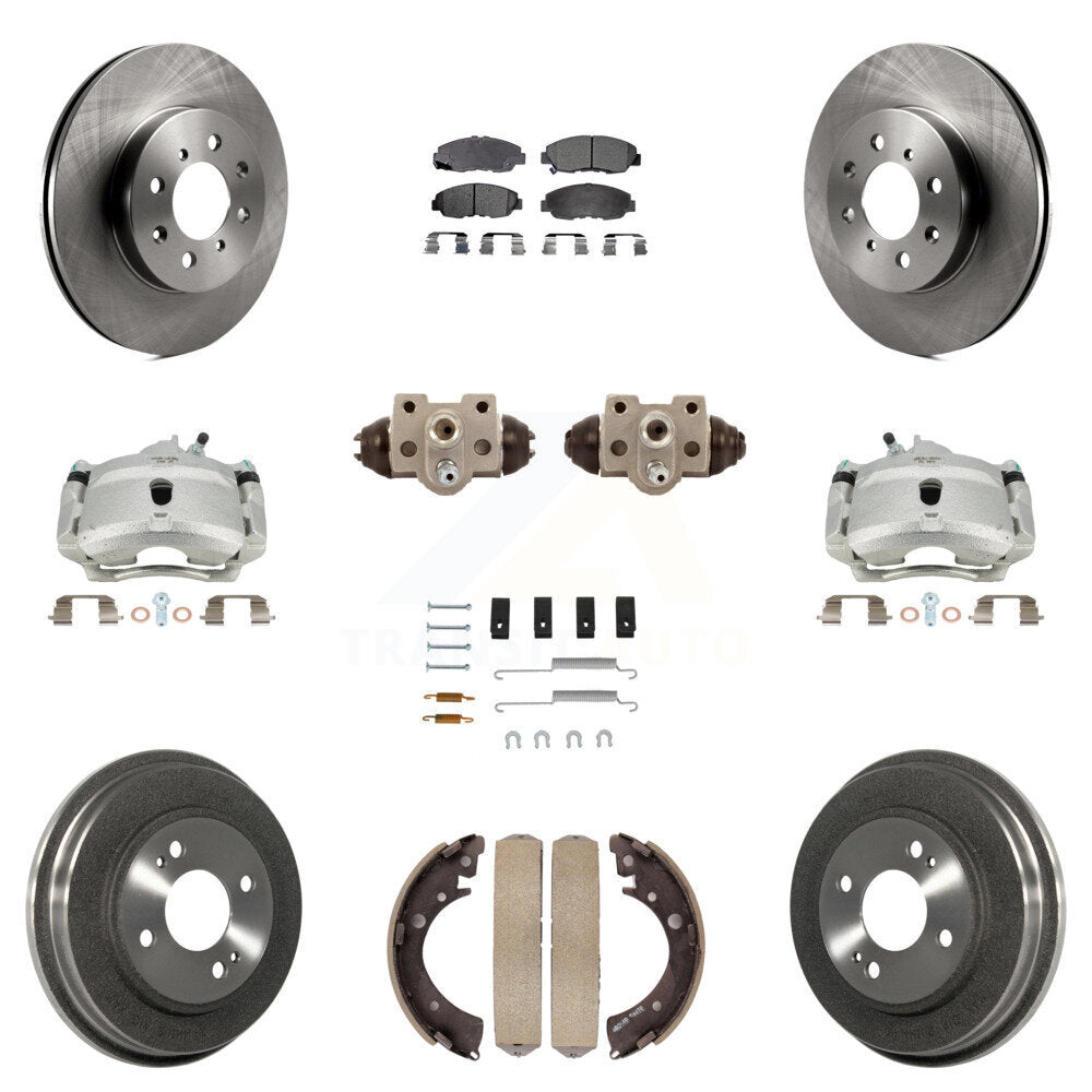 Transit Auto KC8-100874P Disc Brake Kit for 2001-2005 Honda Civic - Front and Rear product image