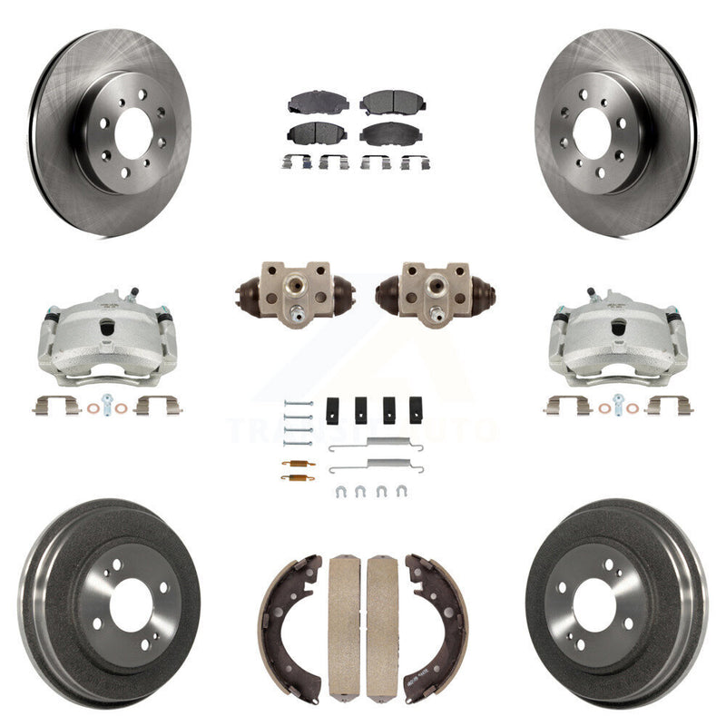 Transit Auto KC8-100874P Disc Brake Kit for 2001-2005 Honda Civic - Front and Rear product image