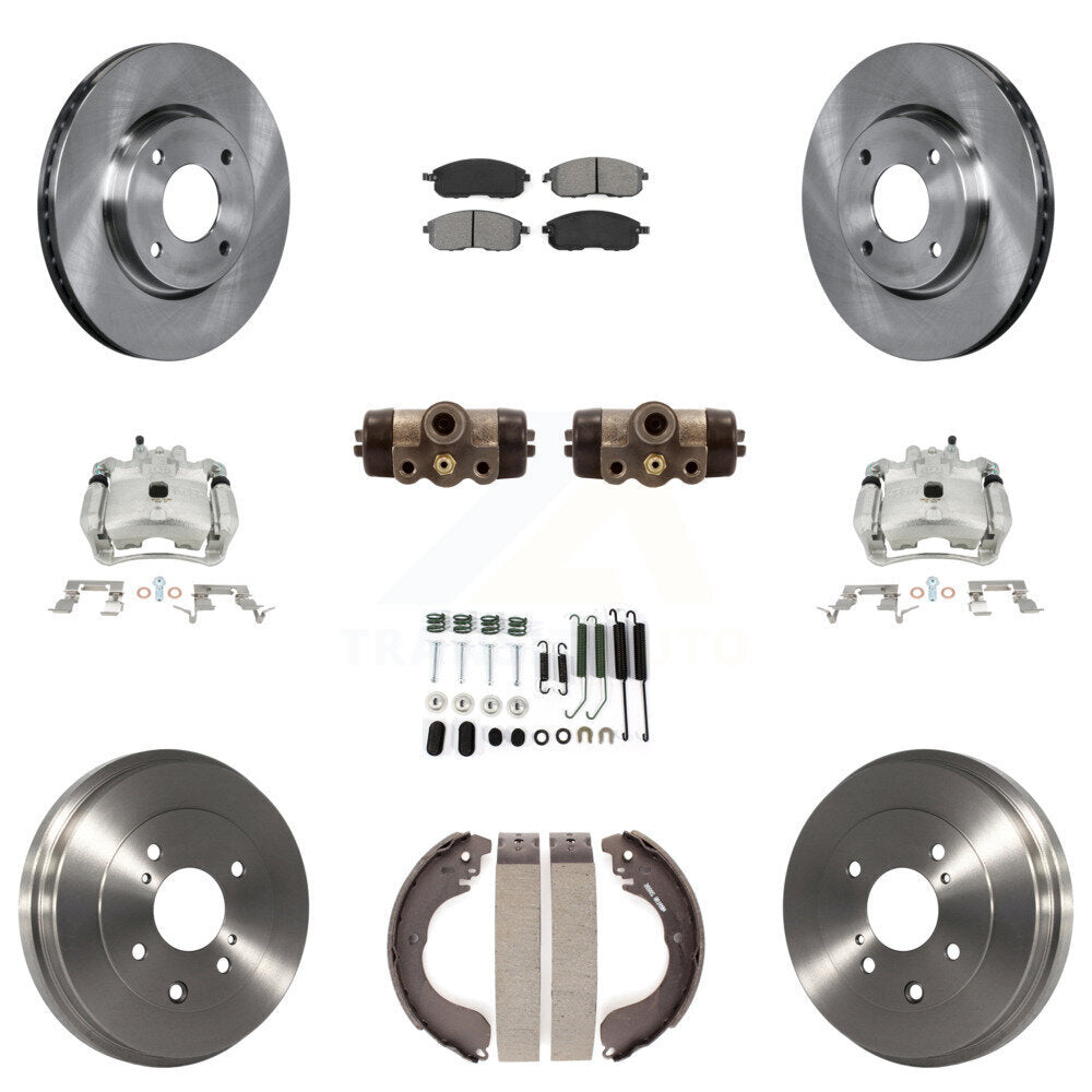 Transit Auto KC8-100874S Disc Brake Kit for 2007-2012 Nissan Sentra - Front and Rear product image