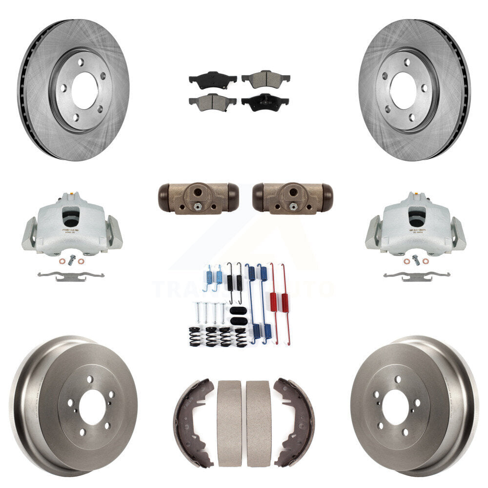 Transit Auto KC8-100875S Disc Brake Kit for 2001-2007 Chrysler Town & Country, Dodge Caravan, Dodge Grand Caravan - Front and Rear product image
