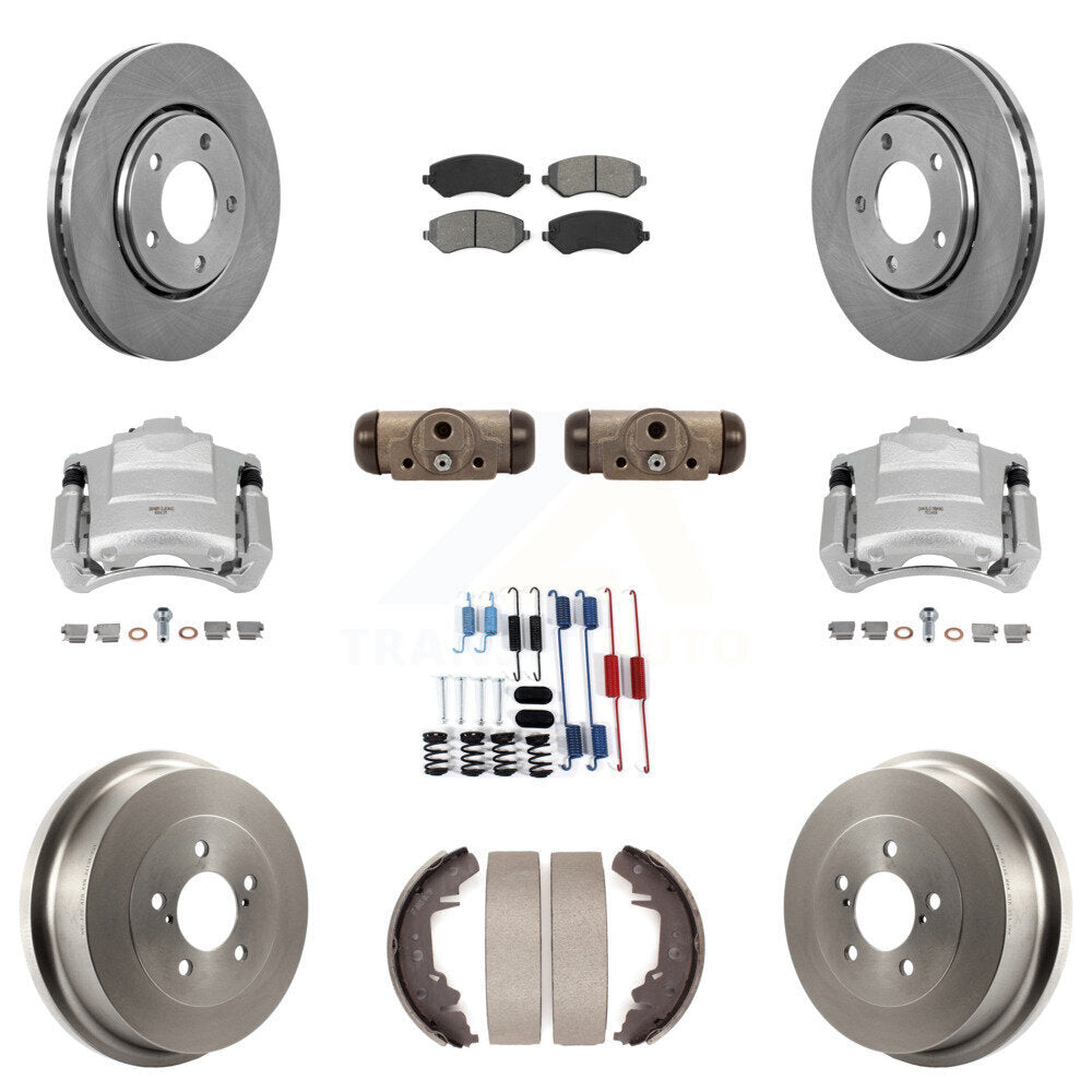 Transit Auto KC8-100876S Disc Brake Kit for 2004-2007 Chrysler Town & Country, Dodge Caravan, Dodge Grand Caravan - Front and Rear product image