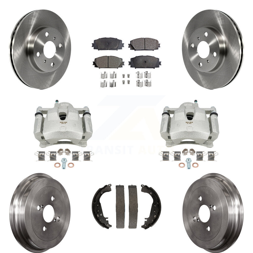 Transit Auto KC8-100876T Disc Brake Kit for 2006-2014 Toyota Yaris - Front and Rear product image