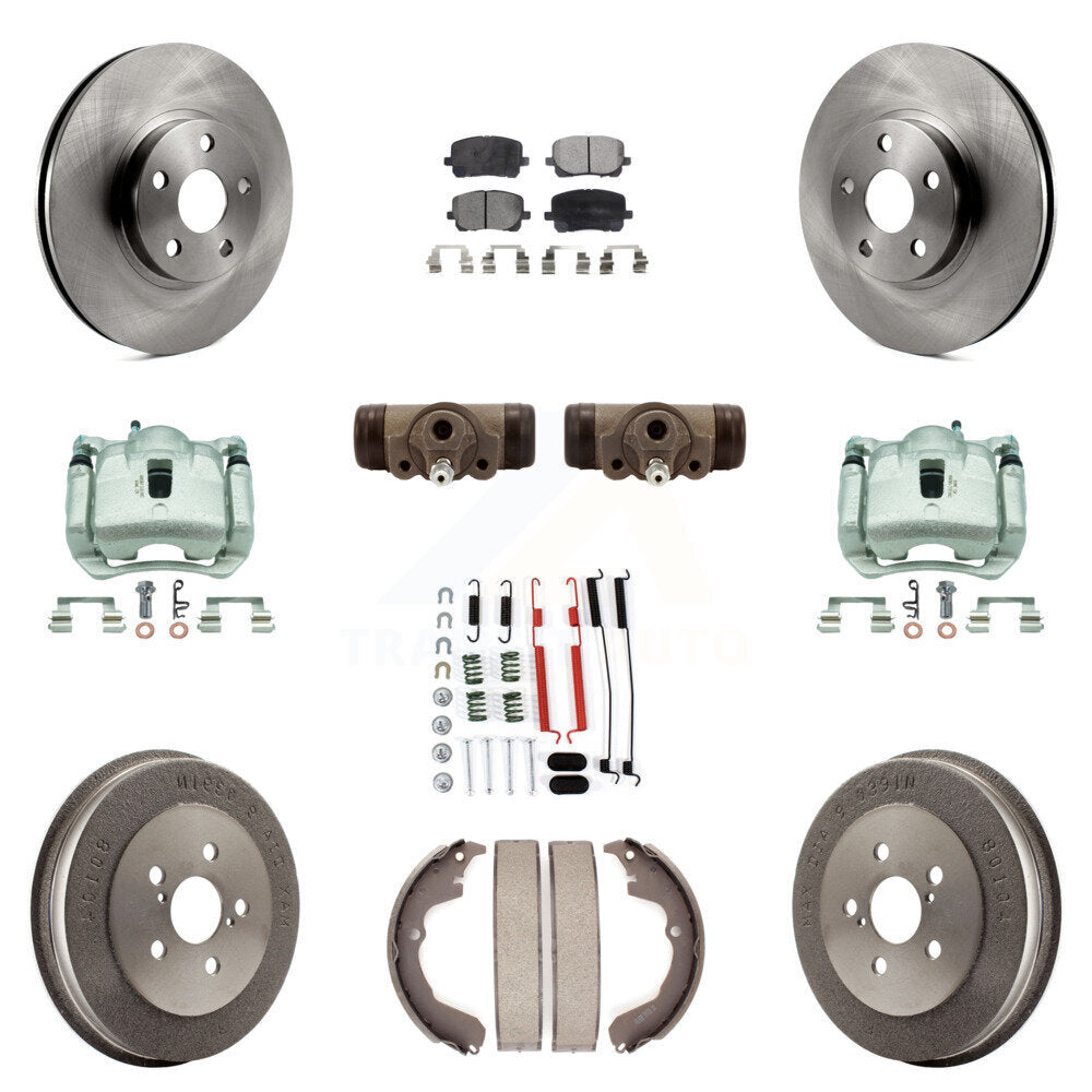 Transit Auto KC8-100877P Disc Brake Kit for 2003-2007 Pontiac Vibe, Toyota Matrix - Front and Rear product image