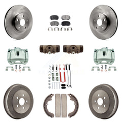 Transit Auto KC8-100877P Disc Brake Kit for 2003-2007 Pontiac Vibe, Toyota Matrix - Front and Rear product image