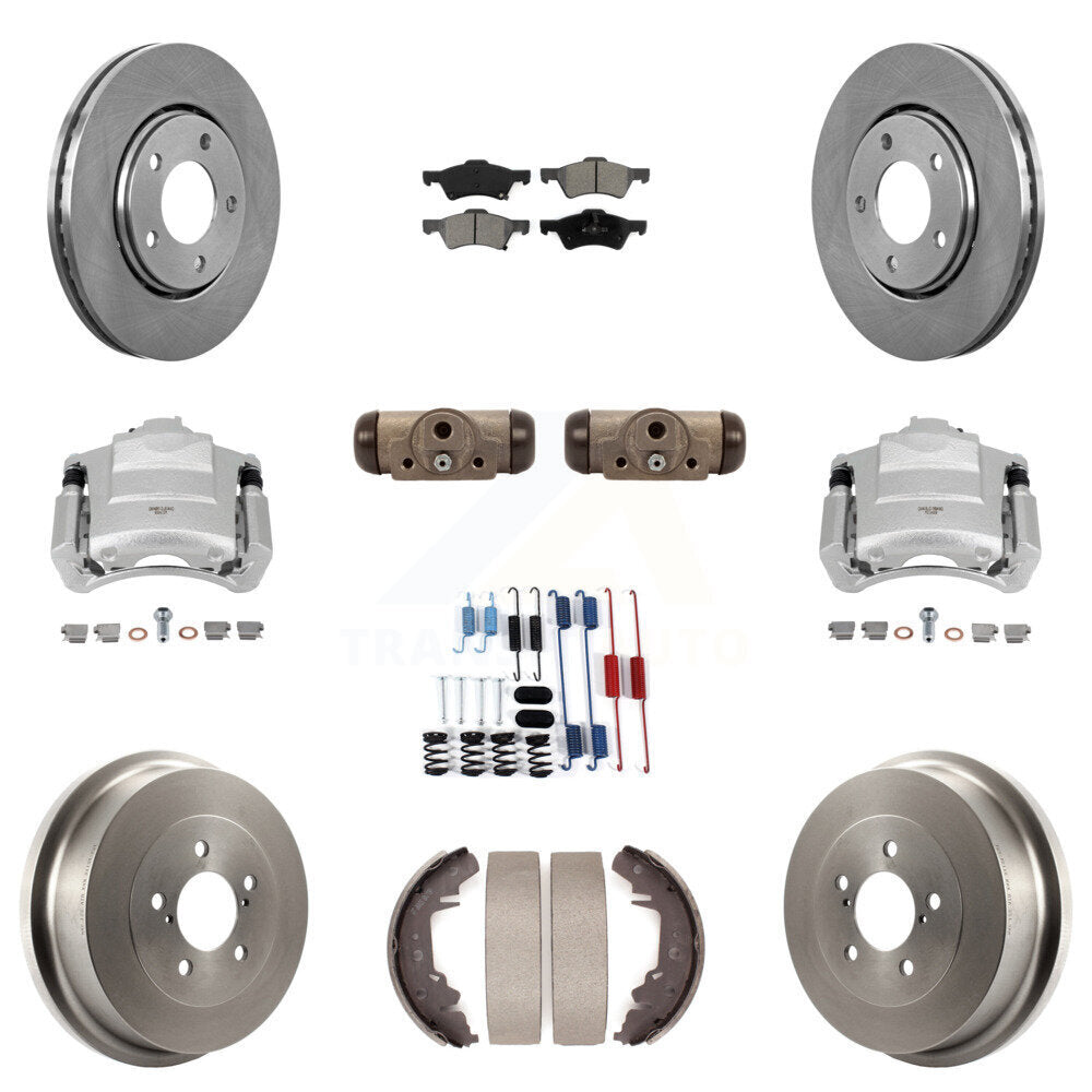 Transit Auto KC8-100877S Disc Brake Kit for 2004 Dodge Caravan - Front and Rear product image