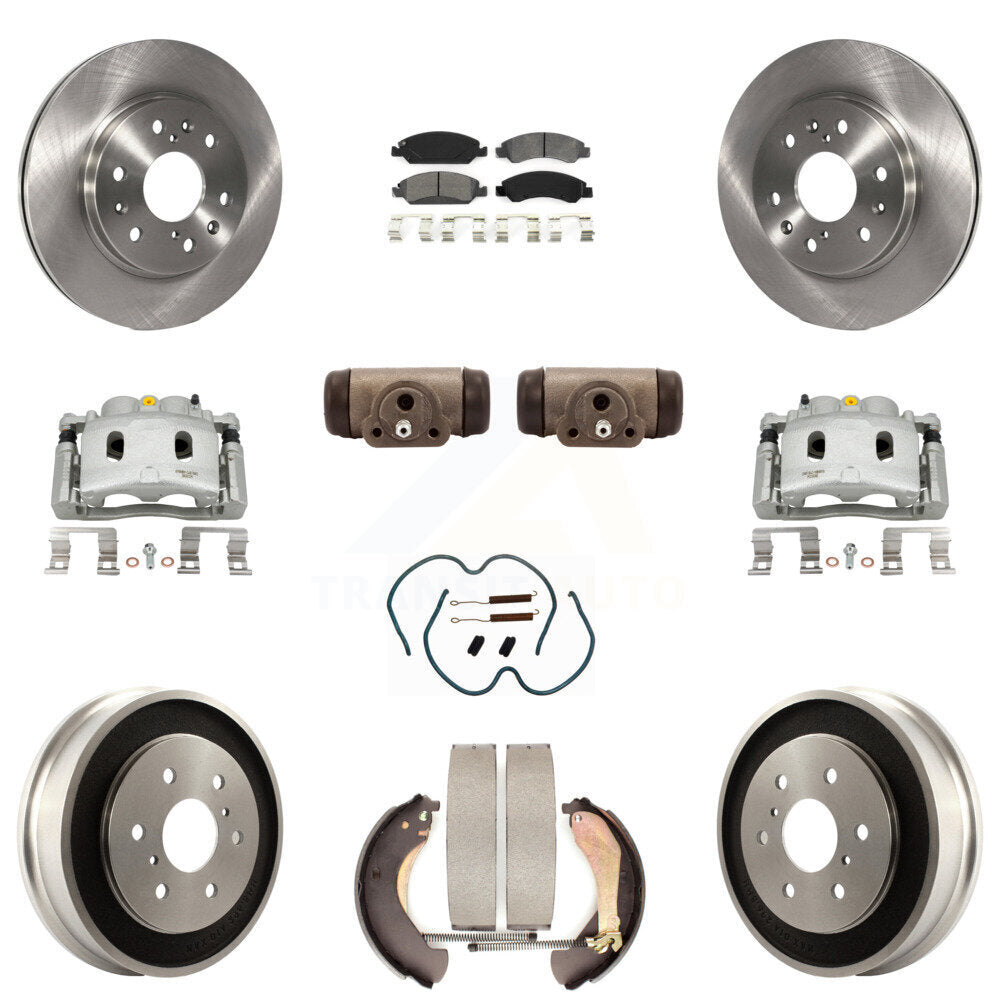 Transit Auto KC8-100879S Disc Brake Kit for 2005-2007 Chevrolet Silverado 1500 Classic, Chevrolet Silverado 1500, GMC Sierra 1500 - Front and Rear product image