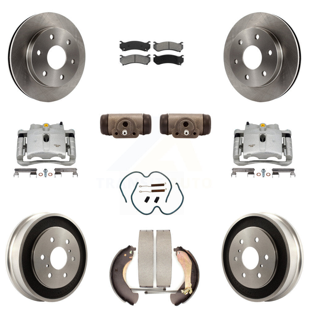 Transit Auto KC8-100880S Disc Brake Kit for 2005-2007 Chevrolet Silverado 1500 Classic, Chevrolet Silverado 1500, GMC Sierra 1500 - Front and Rear product image