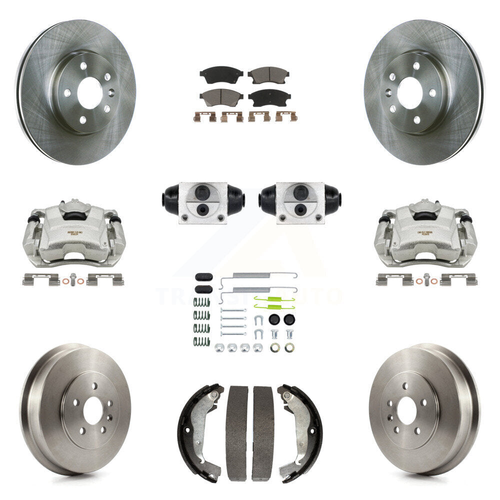 Transit Auto KC8-100881C Disc Brake Kit for 2011-2016 Chevrolet Cruze Limited, Chevrolet Cruze - Front and Rear product image