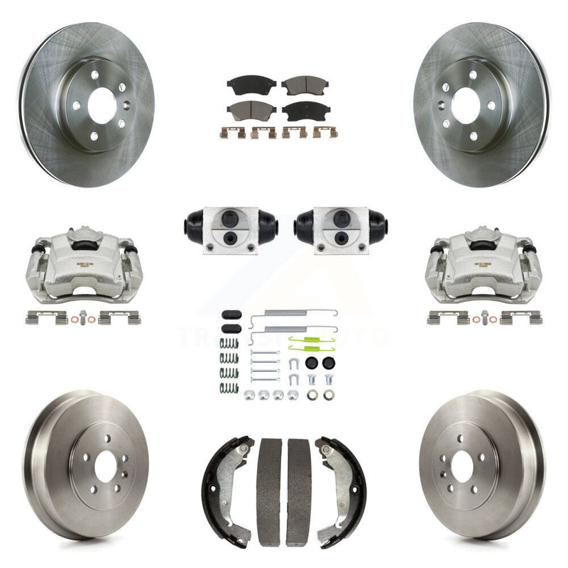 Transit Auto KC8-100881C Disc Brake Kit for 2011-2016 Chevrolet Cruze Limited, Chevrolet Cruze - Front and Rear product image