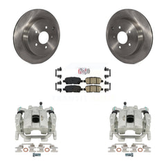 Transit Auto KC8-100881N Disc Brake Kit for 2009-2022 INFINITI JX35, Nissan Pathfinder, Nissan Quest & more - Rear product image