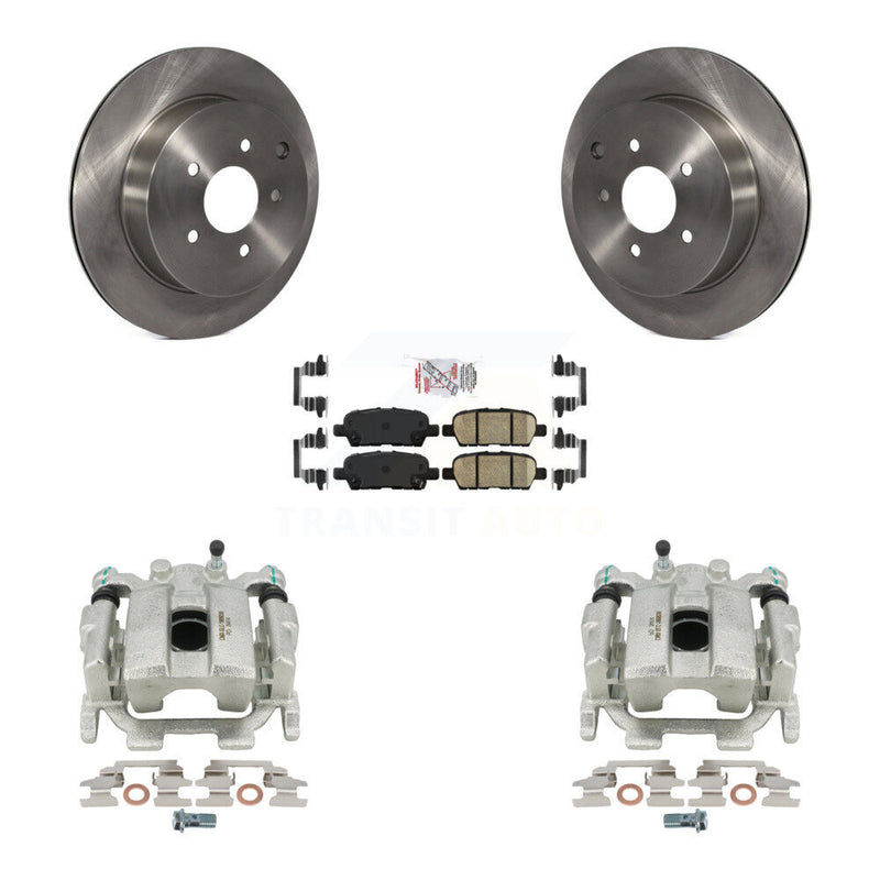 Transit Auto KC8-100881N Disc Brake Kit for 2009-2022 INFINITI JX35, Nissan Pathfinder, Nissan Quest & more - Rear product image