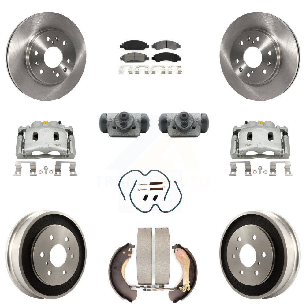 Transit Auto KC8-100881S Disc Brake Kit for 2005-2007 Chevrolet Silverado 1500, Chevrolet Silverado 1500 Classic, GMC Sierra 1500 - Front and Rear product image