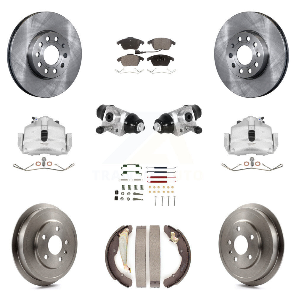 Transit Auto KC8-100881T Disc Brake Kit for 2011-2012 Volkswagen Jetta - Front and Rear product image