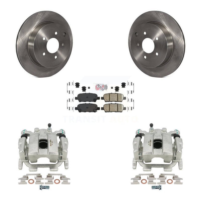 Transit Auto KC8-100882N Disc Brake Kit for 2009-2022 INFINITI JX35, Nissan Pathfinder, Nissan Quest & more - Rear product image
