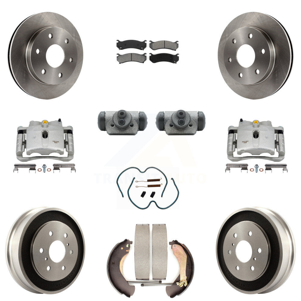 Transit Auto KC8-100882S Disc Brake Kit for 2005-2007 Chevrolet Silverado 1500 Classic, Chevrolet Silverado 1500, GMC Sierra 1500 - Front and Rear product image