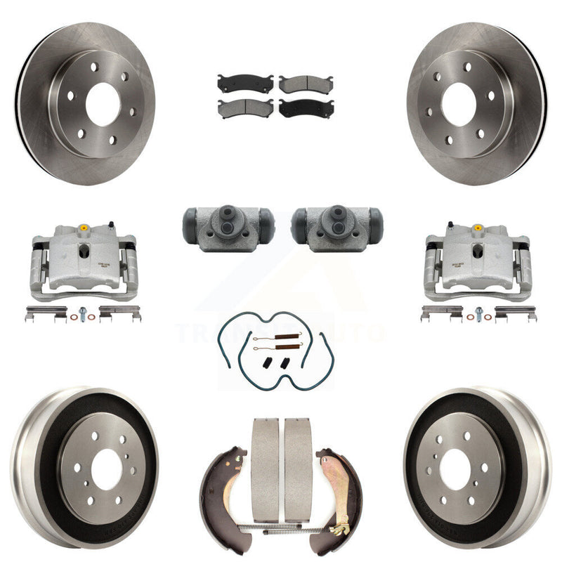 Transit Auto KC8-100882S Disc Brake Kit for 2005-2007 Chevrolet Silverado 1500 Classic, Chevrolet Silverado 1500, GMC Sierra 1500 - Front and Rear product image