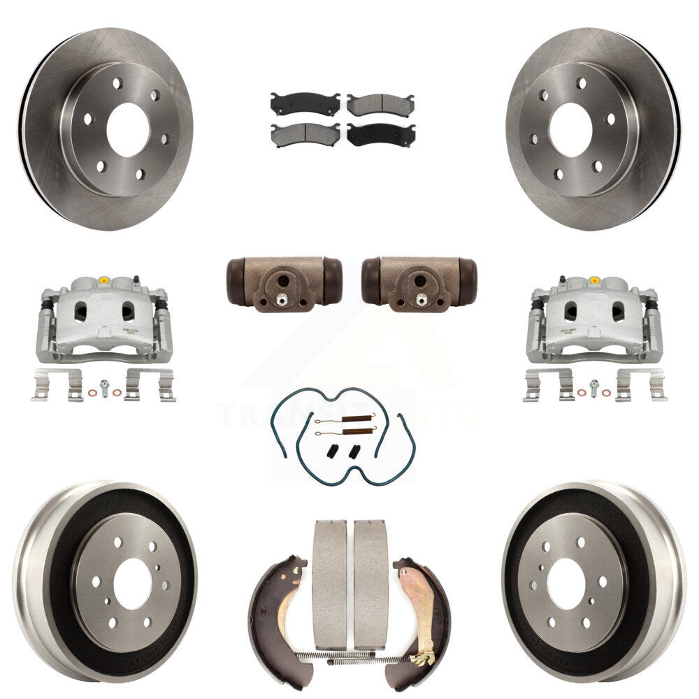Transit Auto KC8-100883S Disc Brake Kit for 2007 Chevrolet Silverado 1500 - Front and Rear product image