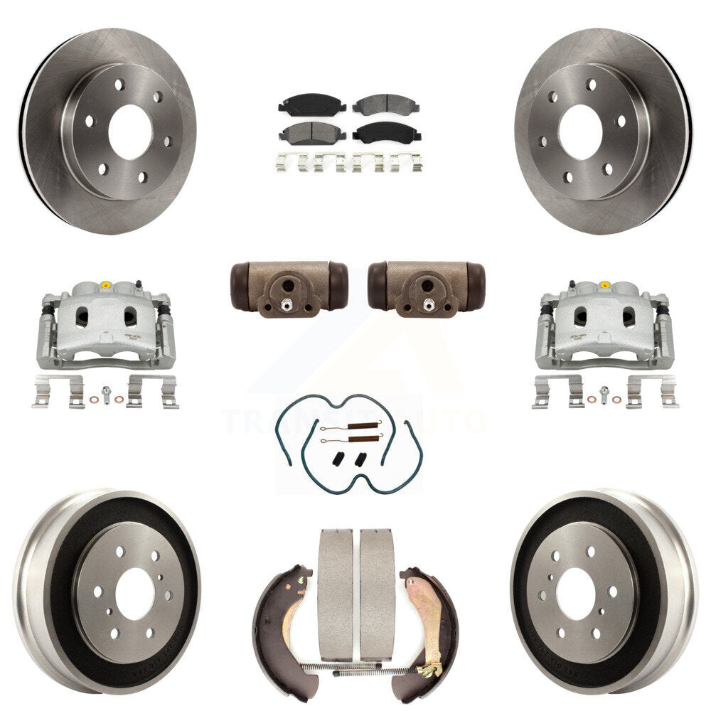Transit Auto KC8-100885S Disc Brake Kit for 2007 GMC Sierra 1500 - Front and Rear product image