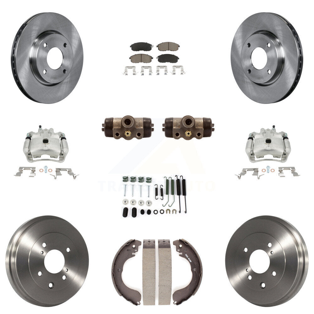 Transit Auto KC8-100886C Disc Brake Kit for 2007-2012 Nissan Sentra - Front and Rear product image