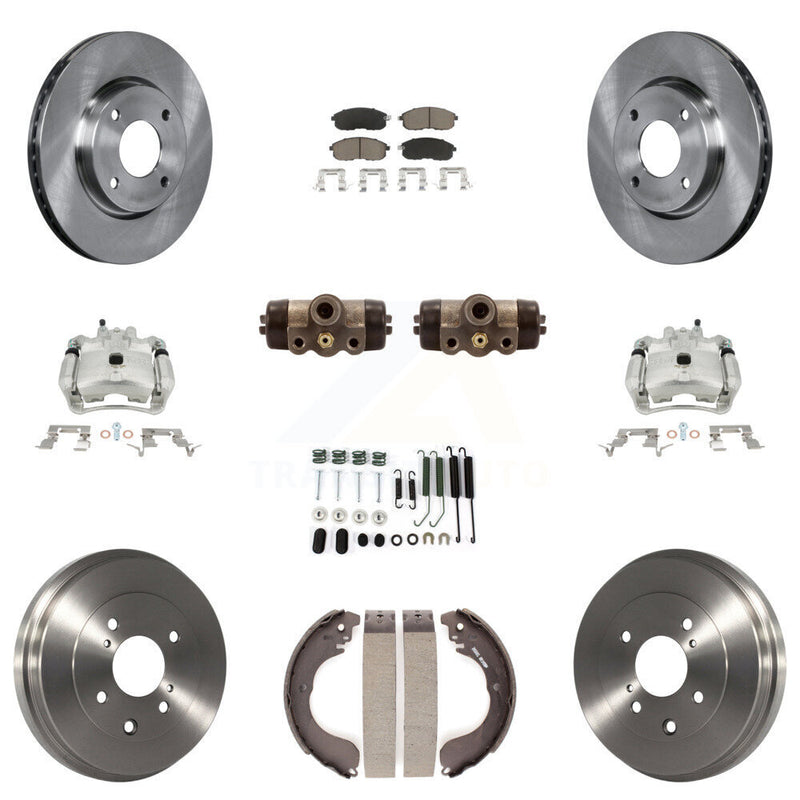 Transit Auto KC8-100886C Disc Brake Kit for 2007-2012 Nissan Sentra - Front and Rear product image