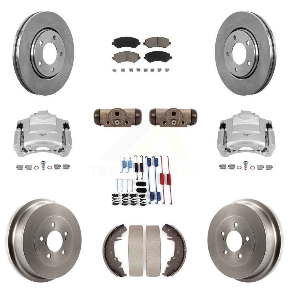 Transit Auto KC8-100887C Disc Brake Kit for 2004-2007 Chrysler Town & Country, Dodge Caravan, Dodge Grand Caravan - Front and Rear product image