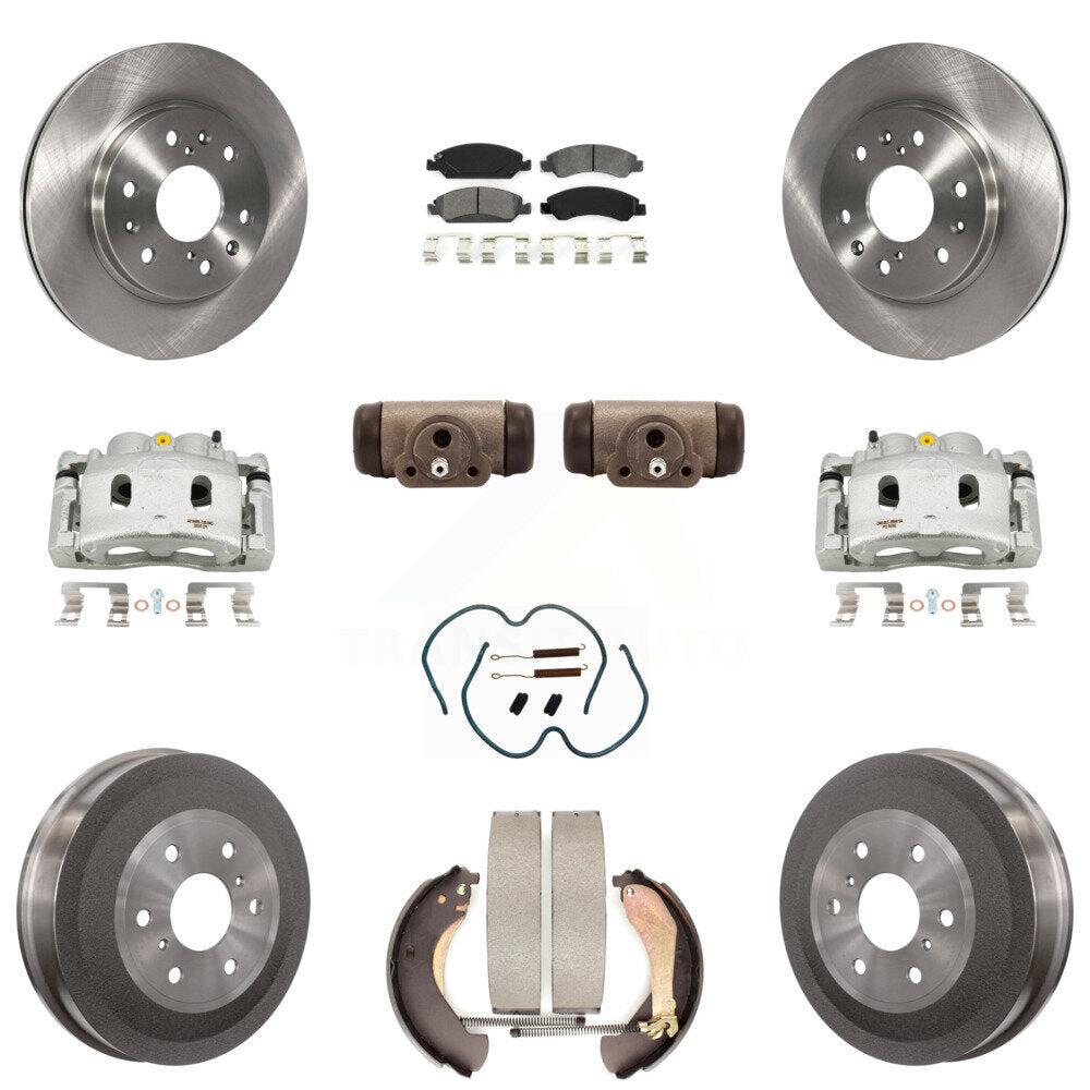 Transit Auto KC8-100887S Disc Brake Kit for 2009 Chevrolet Silverado 1500, GMC Sierra 1500 - Front and Rear product image