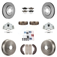 Transit Auto KC8-100888C Disc Brake Kit for 2001-2007 Chrysler Town & Country, Dodge Caravan, Dodge Grand Caravan - Front and Rear product image