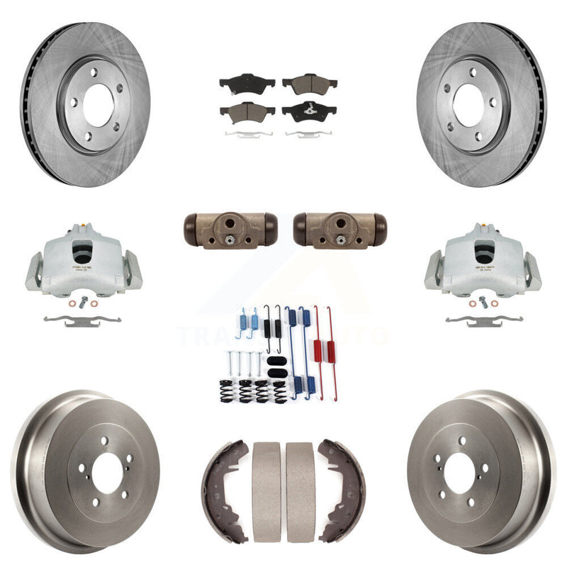 Transit Auto KC8-100888C Disc Brake Kit for 2001-2007 Chrysler Town & Country, Dodge Caravan, Dodge Grand Caravan - Front and Rear product image